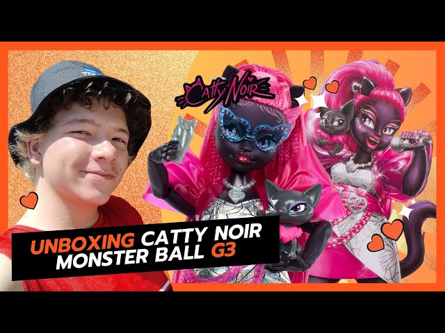 NOVA CATTY NOIR UNBOXING E REVIEW das Monster high G3! #catty #cattynoir #monsterhighg3