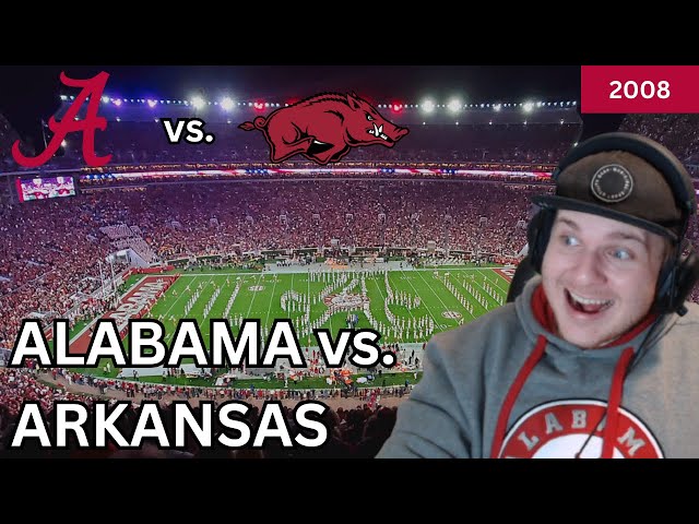 ALABAMA VS ARKANSAS 2008 (REACTION)