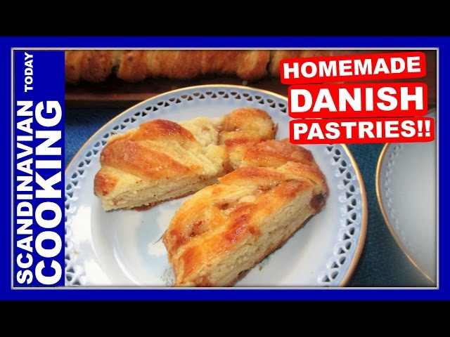 How to Make Homemade Danish Braid Pastry 🎉 Wienerbrød