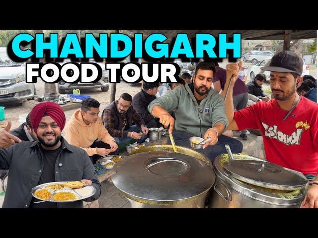 Chandigarh Food Tour | Brothers Kulcha , Babe Da Dhaba Panjab University , Swiss Roll | Street Food