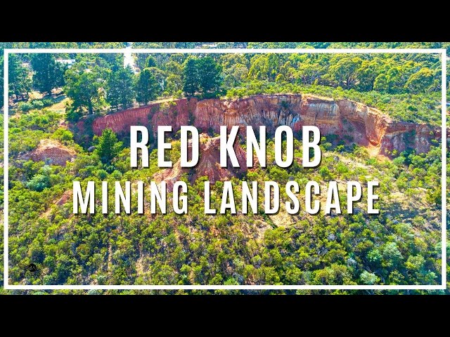 Red Knob Mining Landscape - Discover the Striking Red Cliffs at Vaughan Victoria