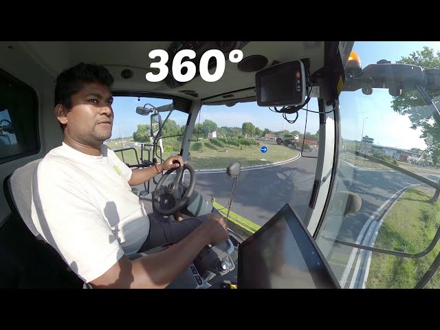 VIDEO 360° | CAB VIEW LEXION 6800 en compagnie de Victor