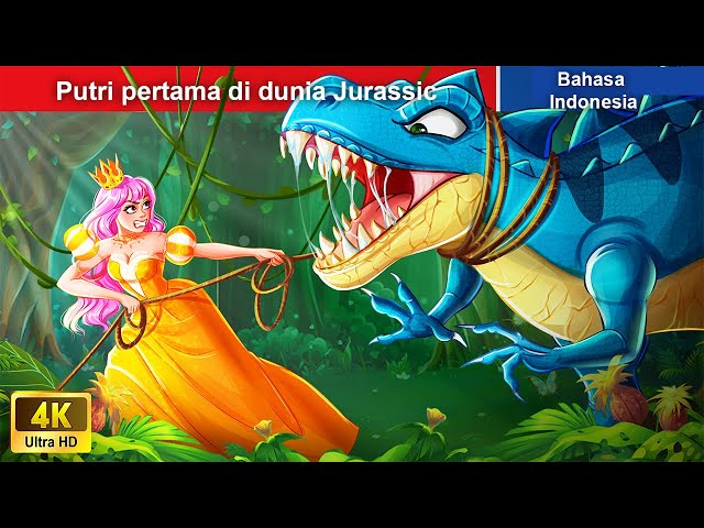 Putri pertama di dunia Jurassic 👸 Dongeng Bahasa Indonesia ✨ WOA Indonesian Fairy Tales