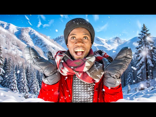 My Boyfriend Seeing Snow for the First Time in His Life!