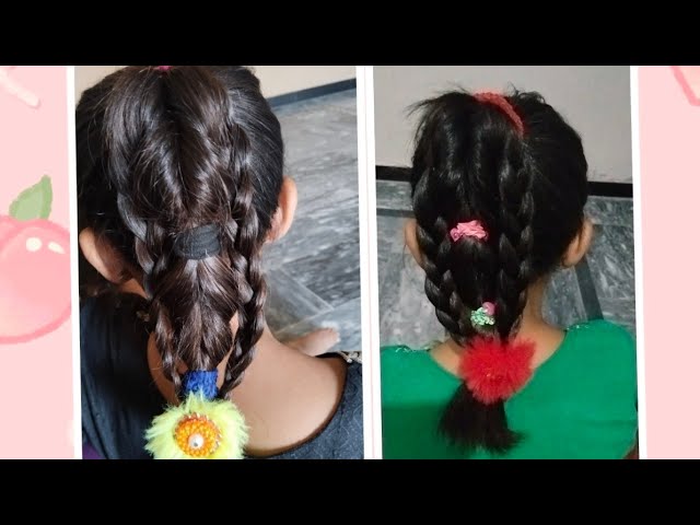 Easy simple hair style / Back to school hairstyle / Cutest ponytail hairstyle