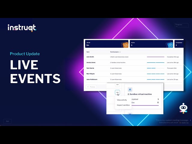 Introducing Live Events