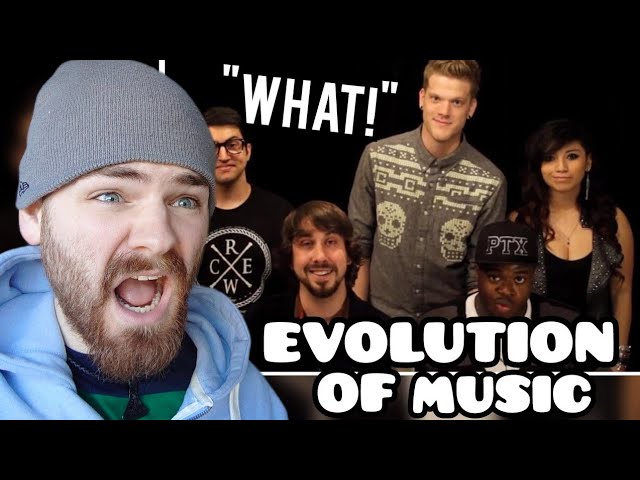 First Time Hearing Pentatonix "Evolution of Music" REACTION