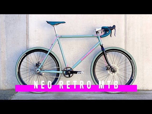 custom gravel neo retro mod single speed mtb build