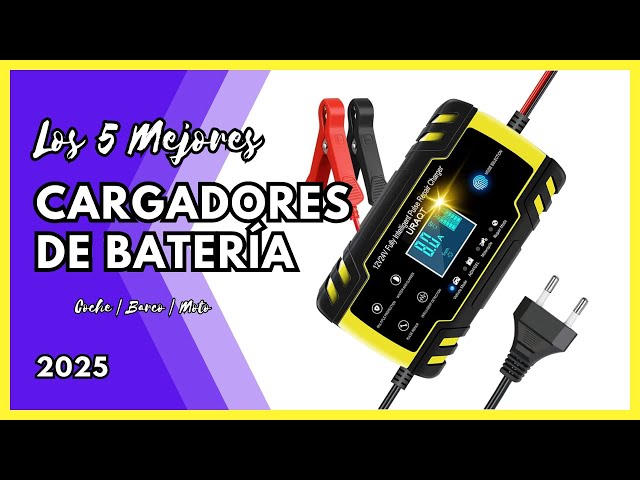 🔋 Los 5 Mejores Cargadores de Batería de COCHE Amazon 2025✅Calidad/Precio BUENA [MOTO/BARCO/CAMIÓN]