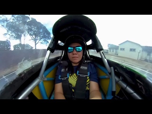 Get a 360 view behind the wheel of a solar car