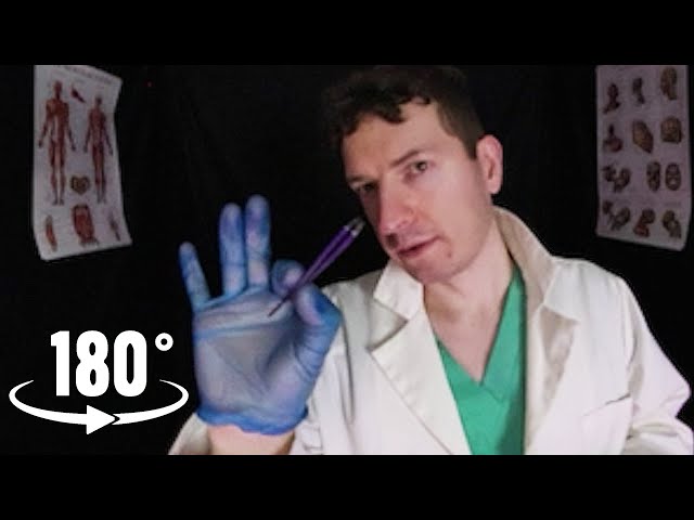 ASMR VR180 | Cranial Nerve Exam - Super Realistic and Relaxing 😴