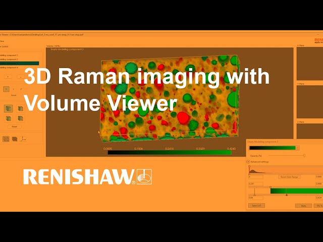 3D Raman imaging with Volume Viewer