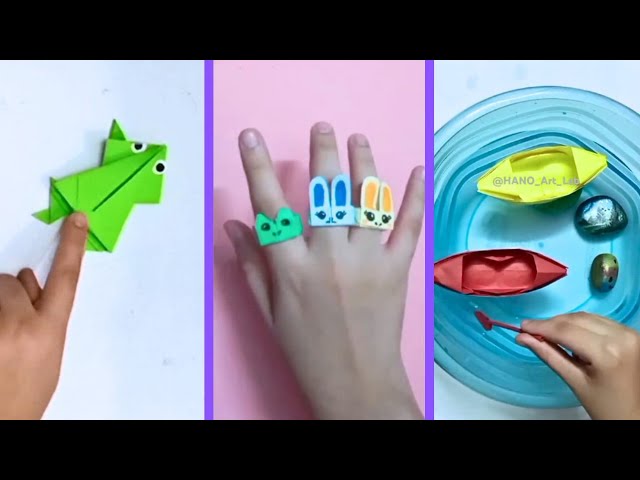 paper craft /how to make/cute craft ideas #kidscraft #howtomake #artandcraft #papercraft #hanoartlab