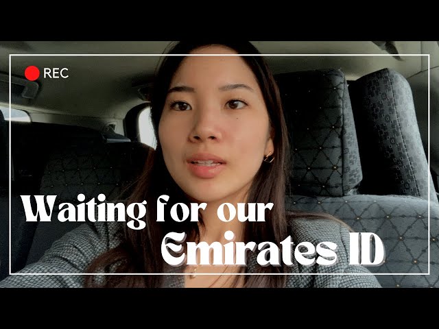 Finally got our Emirates ID! 🪪 Biometrics, opening a bank account, chequebook!!