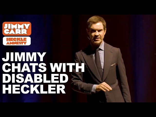 Jimmy Heads Into the Crowd to Chat With Disabled Heckler | Jimmy Carr