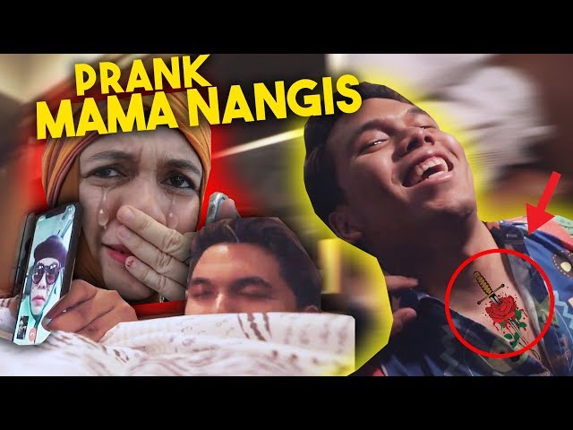 PRANK TATTO MAMA NANGIS **Liat Reaksinya**