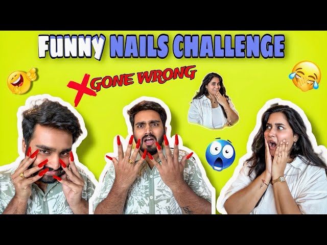 HUSBAND NAILS CHALLENGE 💅| GONE WRONG ❌ | FUNNY VLOG 😂 | NACH ❤️