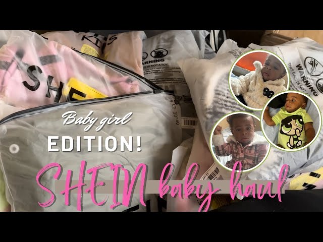 Day 1 Vlogtober |  First SHEIN BABY haul | girl edition | Fall & Winter clothes