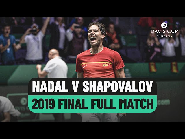 Rafael Nadal v Denis Shapovalov - Spain v Canada 2019 Davis Cup Final Full Match