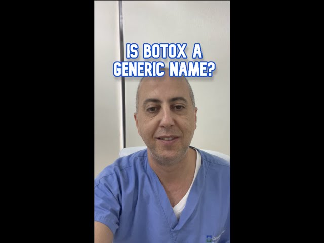 Is Botox a generic name? | Dr. Dahabra AMA