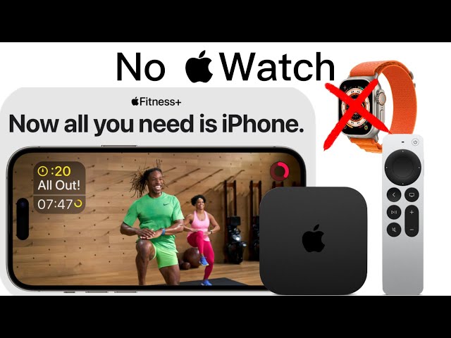 Fitness + W/O @Apple Watch! Using iPhone ONLY on Apple TV TvOS 16.1!