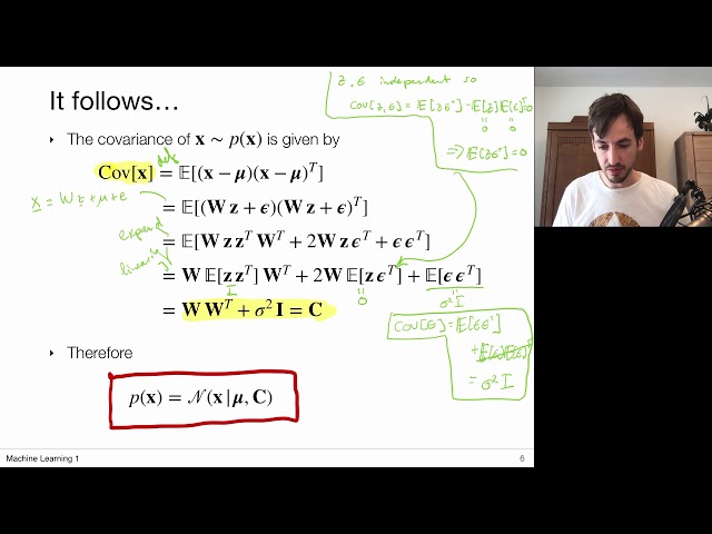 10.3 Probabilistic Principal Component Analysis (UvA - Machine Learning 1 - 2020)