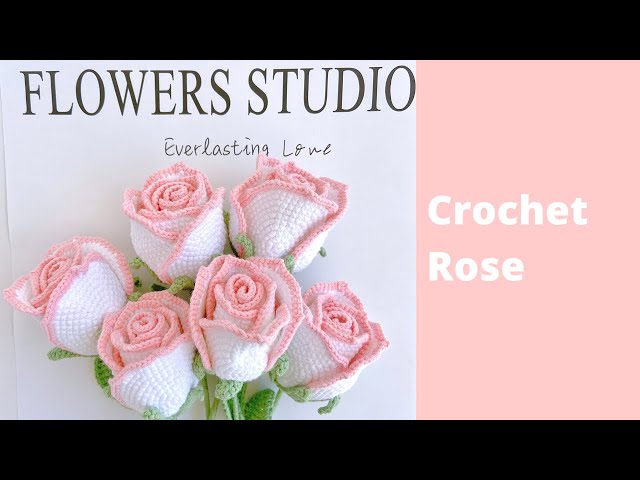 How to Crochet Rose Bouquet ✿ Crochet Flower Bouquet Tutorial