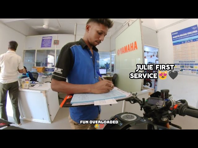 Julie's First service 😻🖤 | Fun overloaded 😂💯 | Supreme Motors | Erode