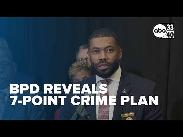 Birmingham PD reveals 7-point plan to combat rising crime in the city