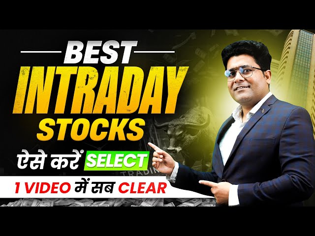 Market Expert Priyank Sharma Strategy for BEST Intraday Trading Stocks