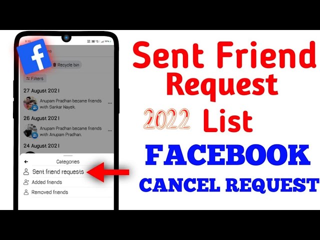 How To see Facebook Sent Friend Request List | How To Cancel Sent Friend Requests On Facebook 2022