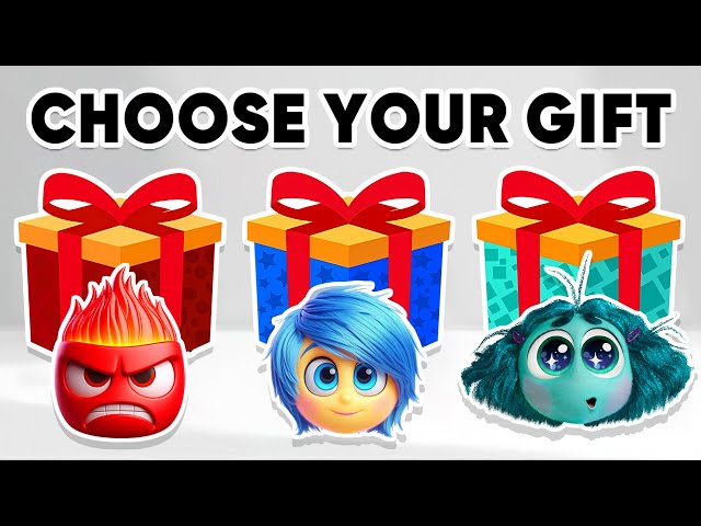 Choose Your Gift... INSIDE OUT 2 🎁😱🤢😡🎁 How Lucky Are You? Inside Out 2 Movie Quiz | Monkey Quiz