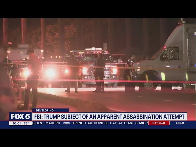 Trump subject of apparent assassination attempt, FBI says