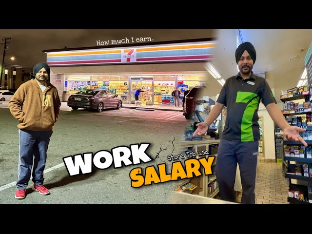 AMERICA CH WORK & SALARY KINI A | STORE JOB USA