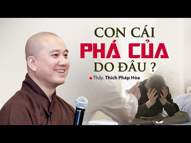 Con cái PHÁ CỦA do đâu ? Thầy Thích Pháp Hòa