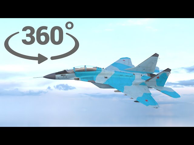 VR 360 | MiG-35 fighter jet pilot