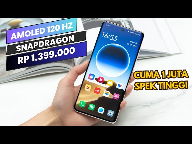 8/256 GB, SNAPDRAGON !! HP 1 JUTAAN LAYAR AMOLED TERBAIK 2025