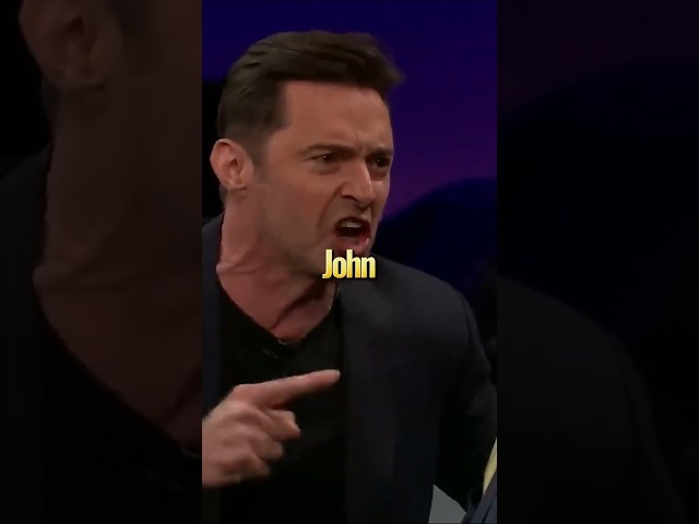 Hugh Jackman And John Cena Reverse Trash Talking #hughjackman #johncena #wwe #shorts #tvshow #viral