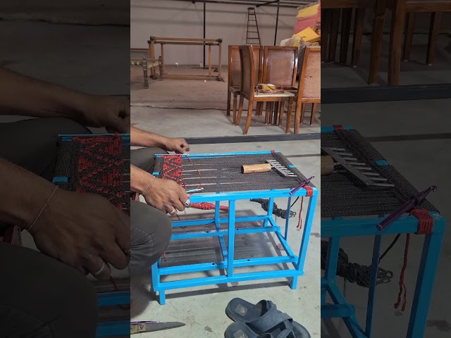 Charpai ki Bunai | making small charpai #charpai#furniture#balcony#charpaikibunai