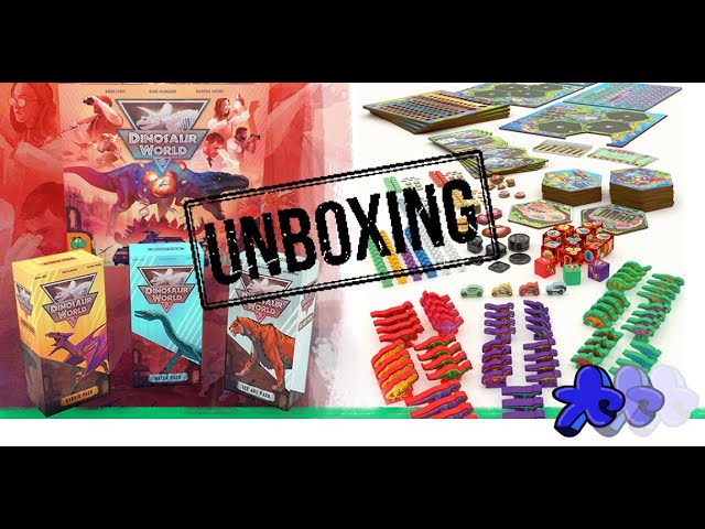 Dinosaur World | Kickstarter Unboxing