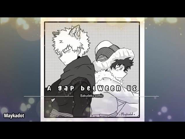 Bakudeku Winter AU- "A gap between us" [Mini Comic]