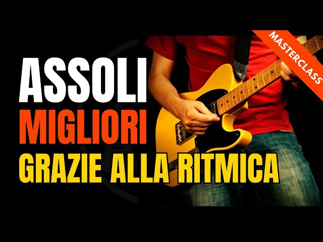 Assoli migliori grazie alla ritmica (fraseggio ritmico) | Lezione di Chitarra Vince Carpentieri