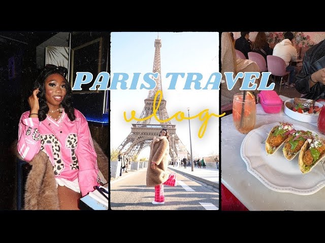 Paris travel vlog | Girls trip | lounge | brunch | Eiffel tower | clubbing….