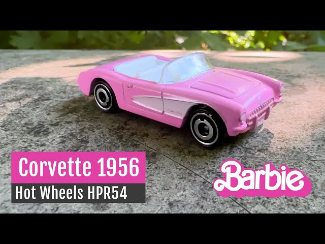 Chevrolet Corvette 1956 - Barbie - Hot Wheels HPR54  #hotwheels #diecast