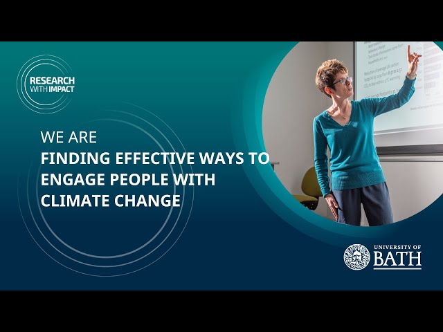 Bath research is finding effective ways to engage people with climate change