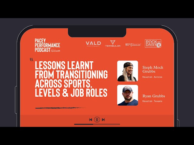 lessons learnt from transitioning across sports, levels & job roles