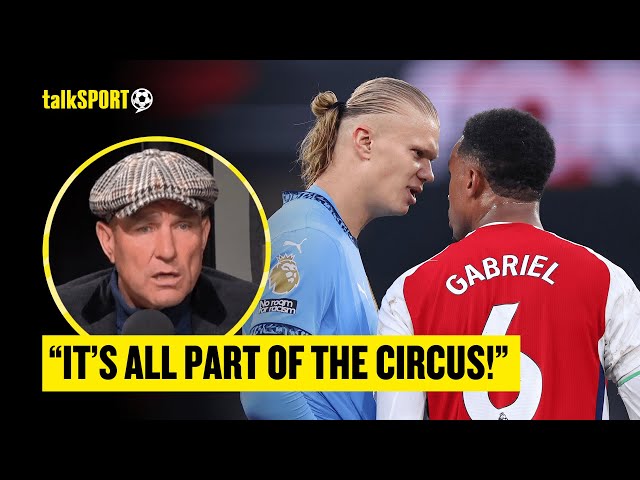 'GET ON WITH IT!' 😠 Vinnie Jones RIPS INTO Man City's Haaland Clashing With Arsenal's Gabriel