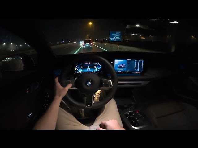 BMW 1 Series 2025 Night Test Drive POV