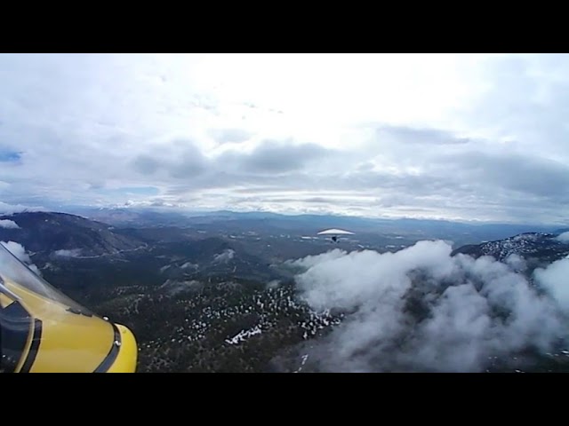 360 Degree Camera - Intro Flight Lake Tahoe, Raw Footage