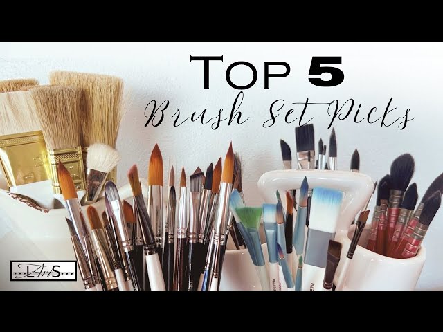 Affordable to Professional! 🤩 TOP 5 Favorite Budget-Friendly Watercolor Brush Sets! Part 2 of 3